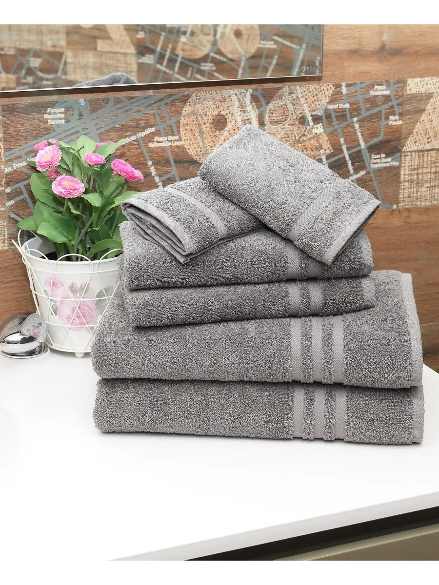 Набор полотенец denzi из 6 предметов. Linum Home