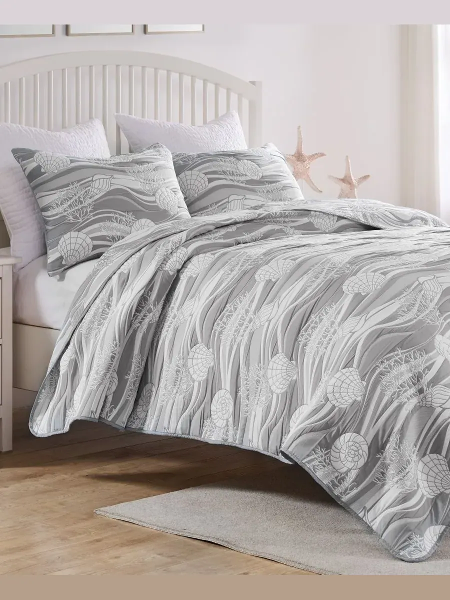 Двустороннее покрывало Dover Matelasse, 3 предмета, размер Full/Queen Greenland Home Fashions