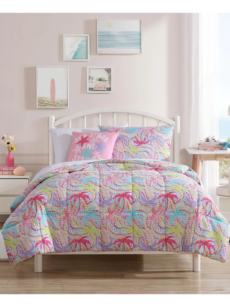 Комплект постельного белья Sutton Palm Trees из микрофибры, 3 предмета, размер Twin Nautica