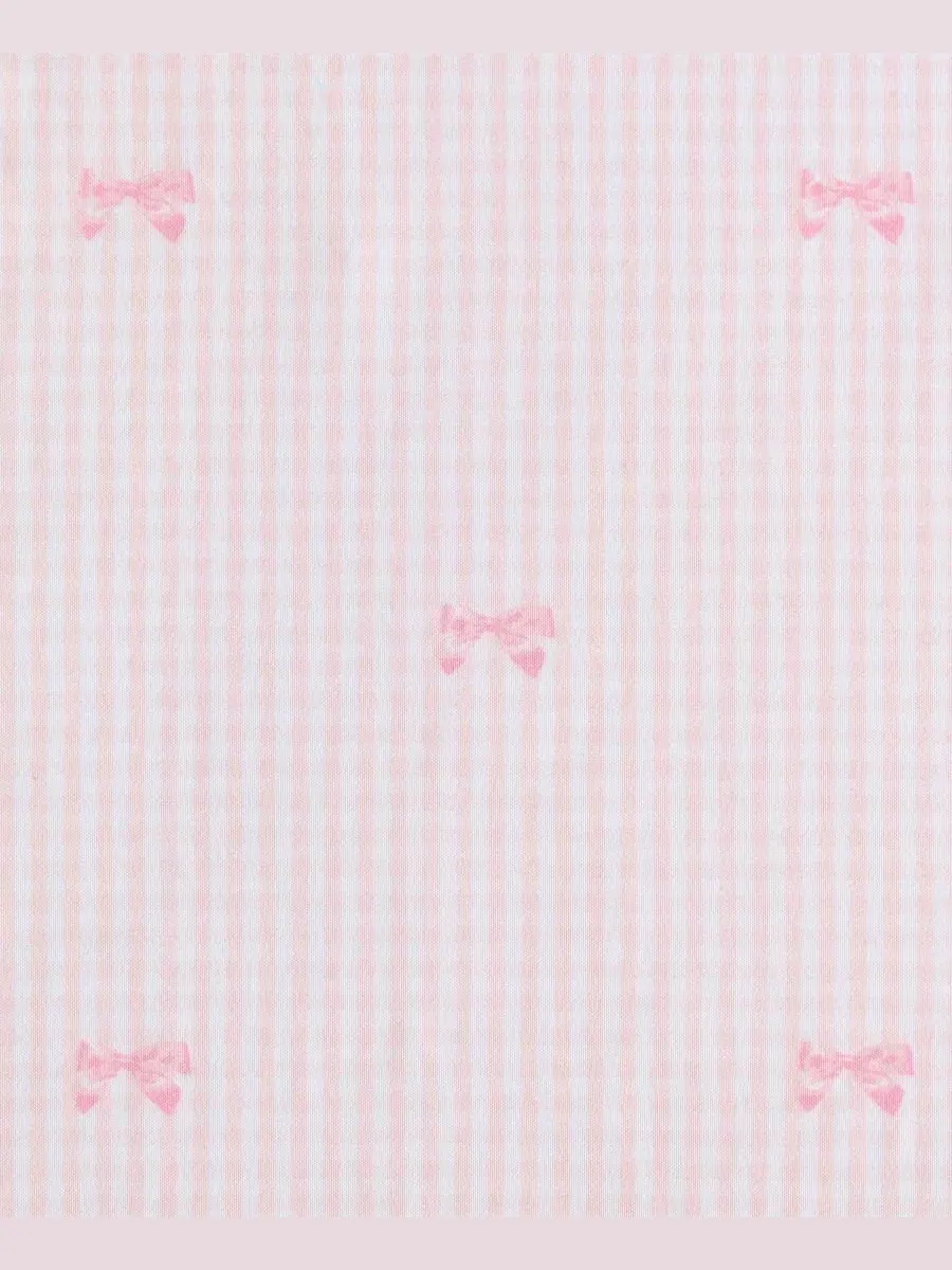 Комплект простыней из микрофибры Tiny Bows Laura Ashley Kids — изображение 4 из 6, розовый