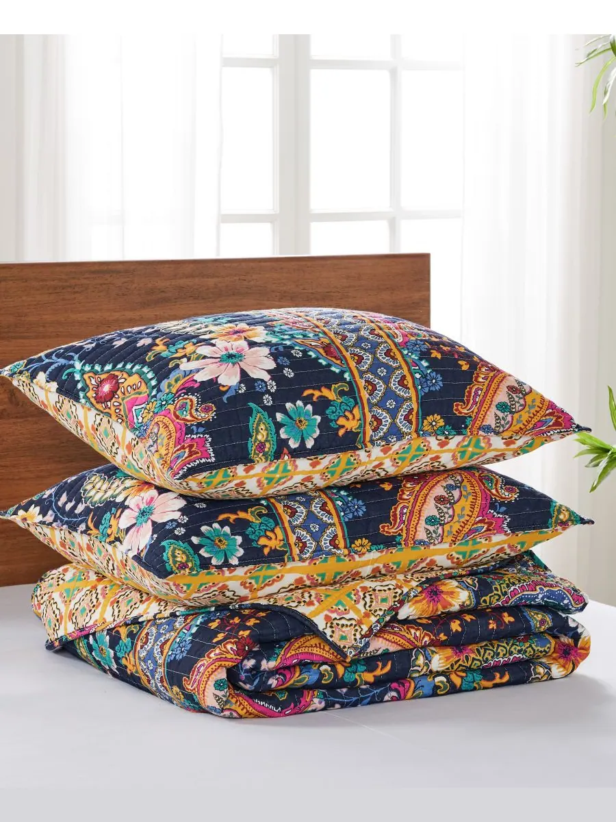 Двусторонний комплект постельного белья Bertelli Paisley из 3 предметов, размер Full/Queen Levtex — изображение 3 из 6