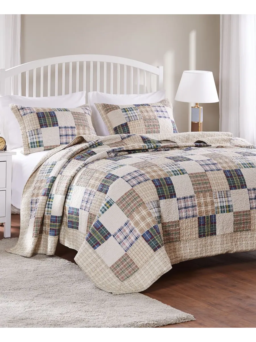 Комплект постельного белья Oxford из 3 предметов, размер King Greenland Home Fashions — изображение 4 из 4, мульти