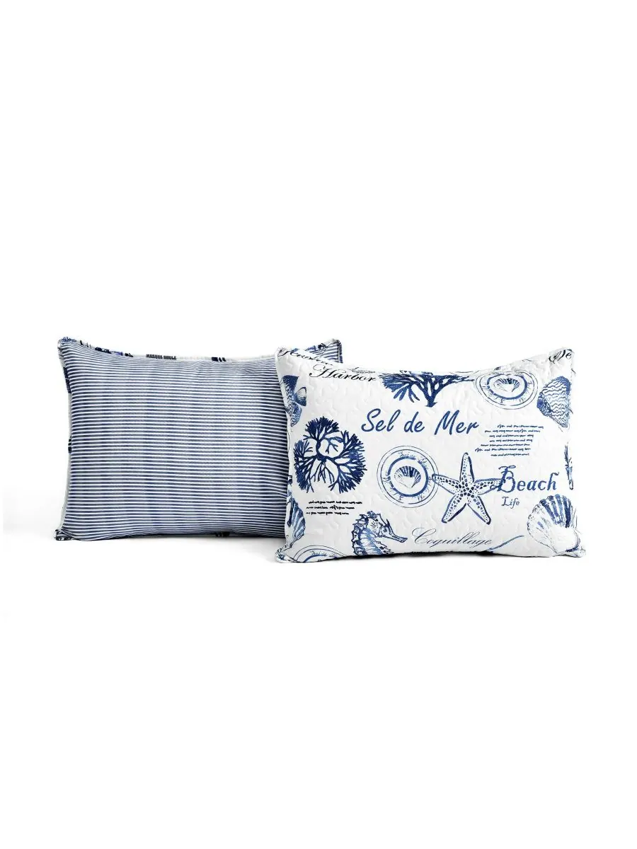 Комплект постельного белья Harbor Life из 7 предметов, размер Full/Queen Lush Decor — изображение 4 из 8, синий