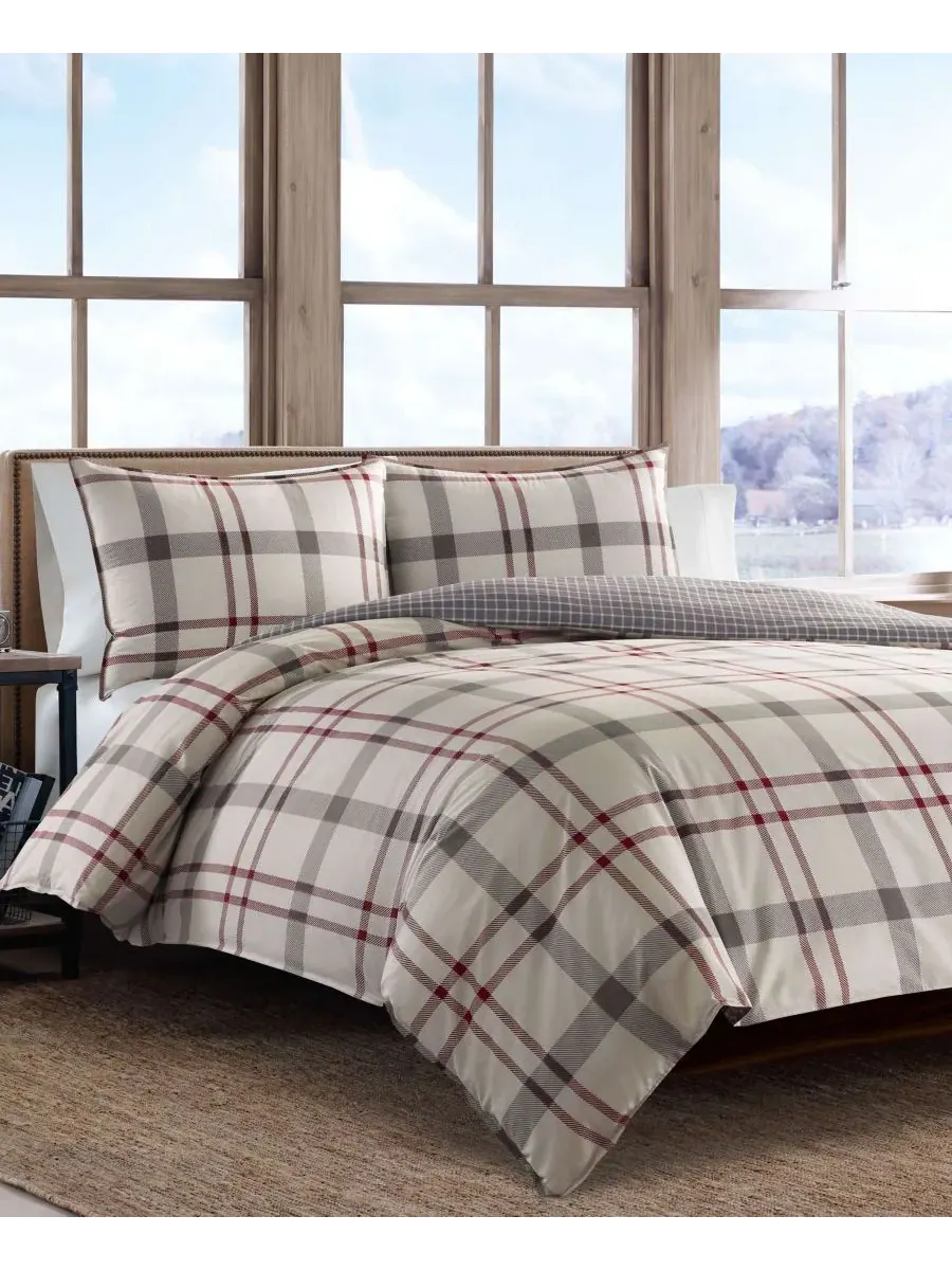 Комплект постельного белья Portage Bay из хлопка, 3 предмета, размер King Eddie Bauer — изображение 1 из 6, светлый бежевый