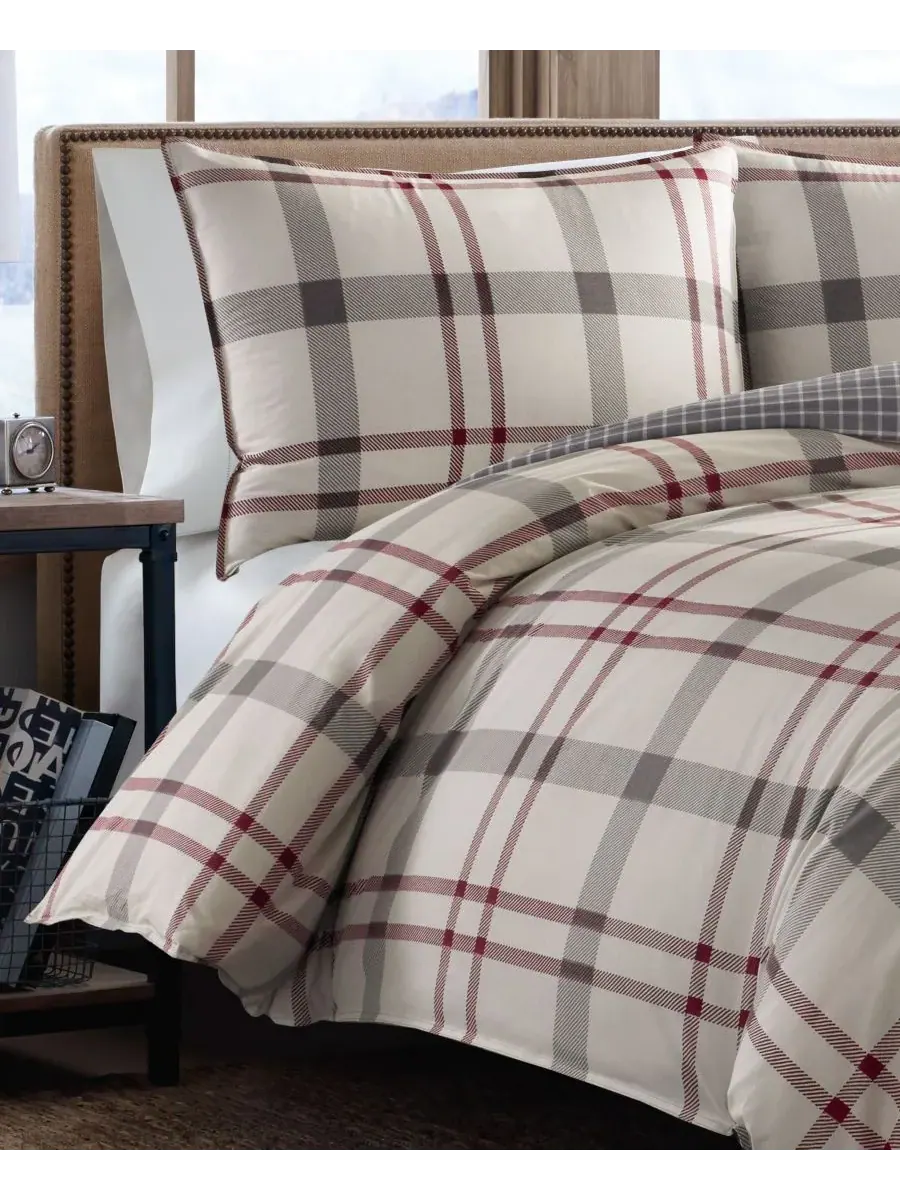 Комплект постельного белья Portage Bay из хлопка, 3 предмета, размер King Eddie Bauer — изображение 3 из 6, светлый бежевый