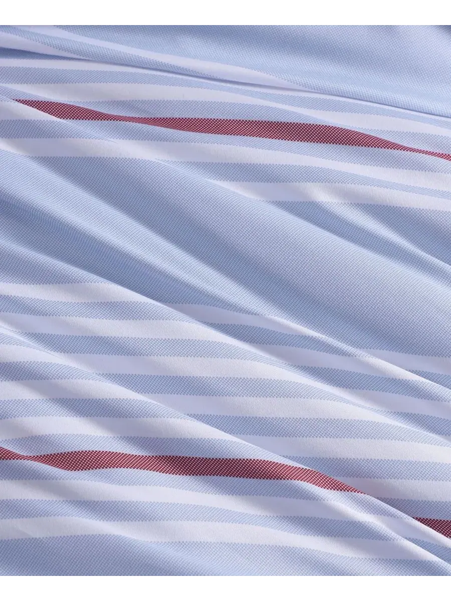 Комплект постельного белья 5 предметов Lido Stripe Tommy Hilfiger — изображение 6 из 8, светлый синий
