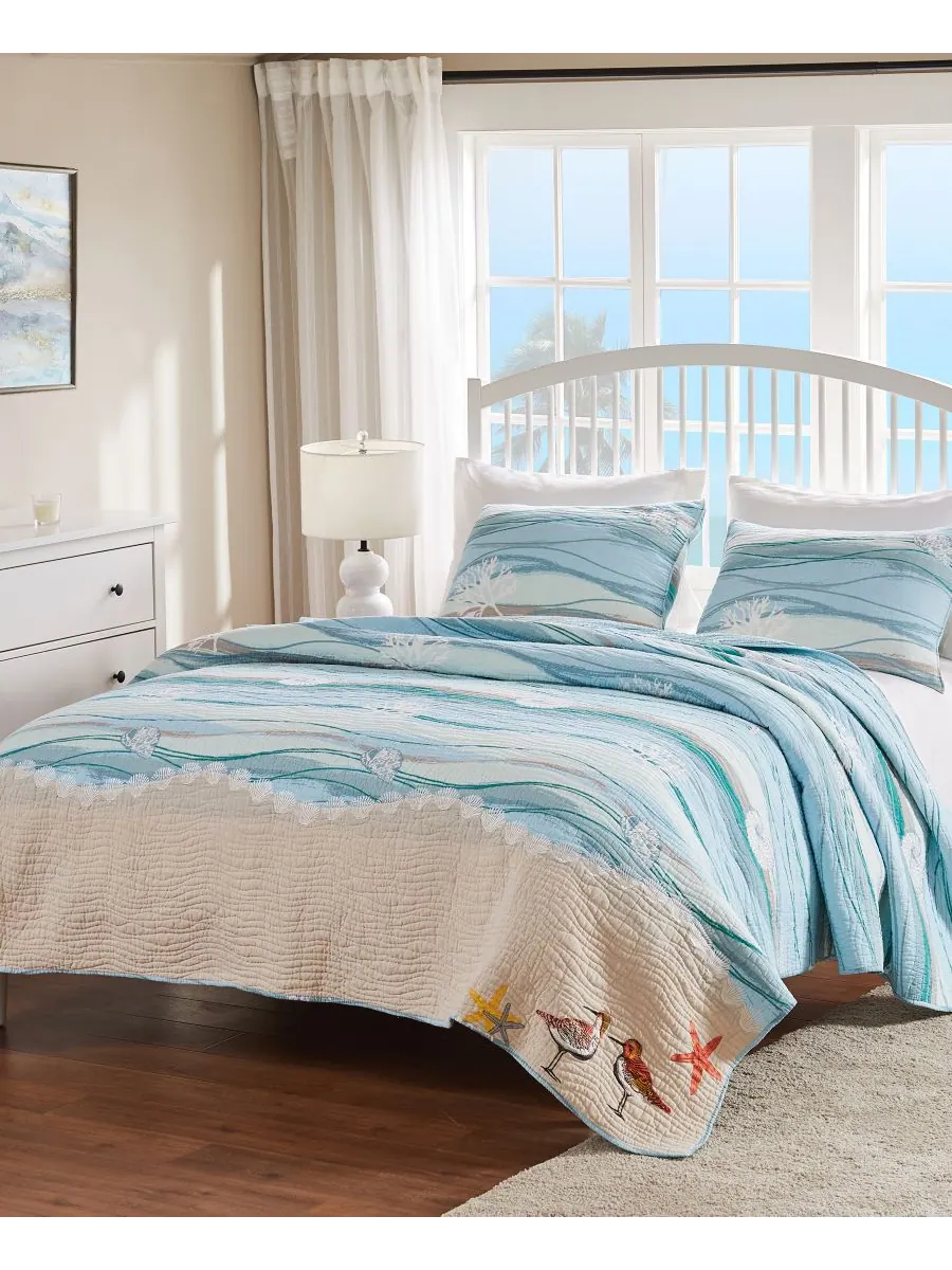 Комплект постельного белья Maui из 3 предметов, размер King Greenland Home Fashions — изображение 1 из 4, мульти