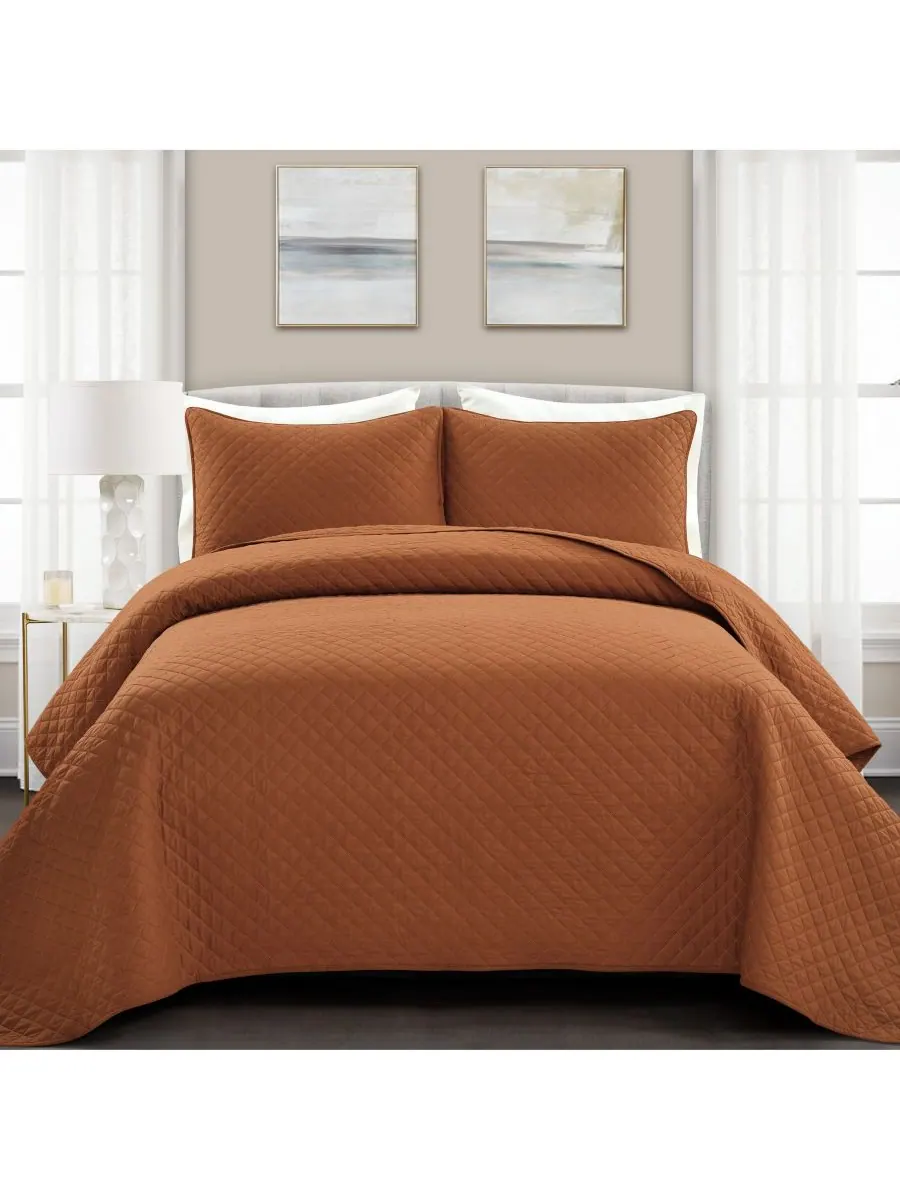 Комплект постельного белья ava cotton из 3 предметов, размер full/queen Lush Décor