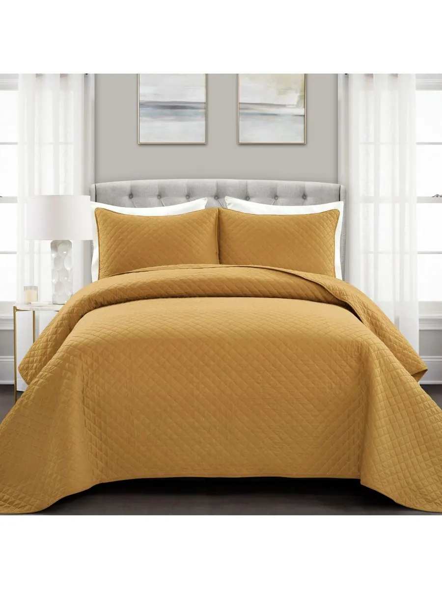 Комплект постельного белья ava cotton из 3 предметов, размер king. Lush Décor