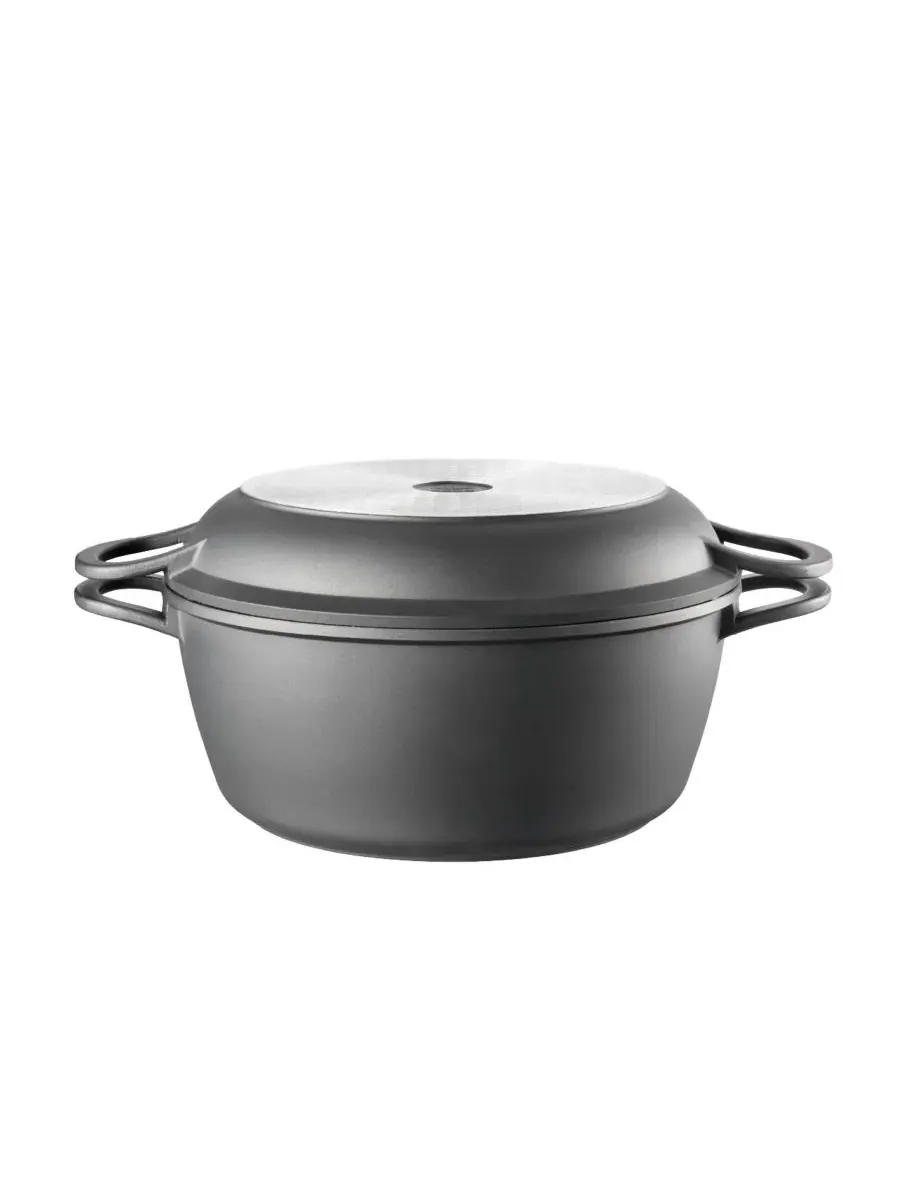 Алюминиевая жаровня STONE 30 см Cuisine::Pro — черный