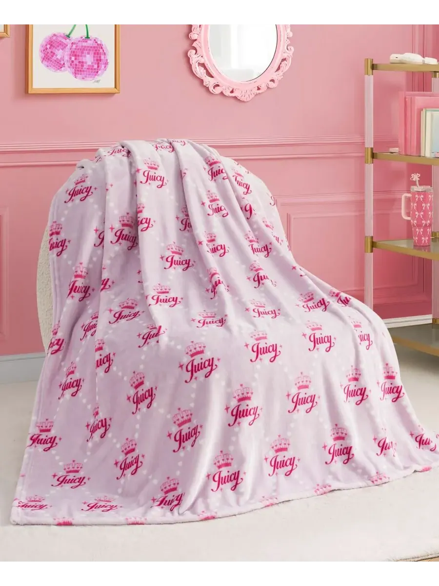 Детский плюшевый плед, 127 x 178 см Juicy Couture
