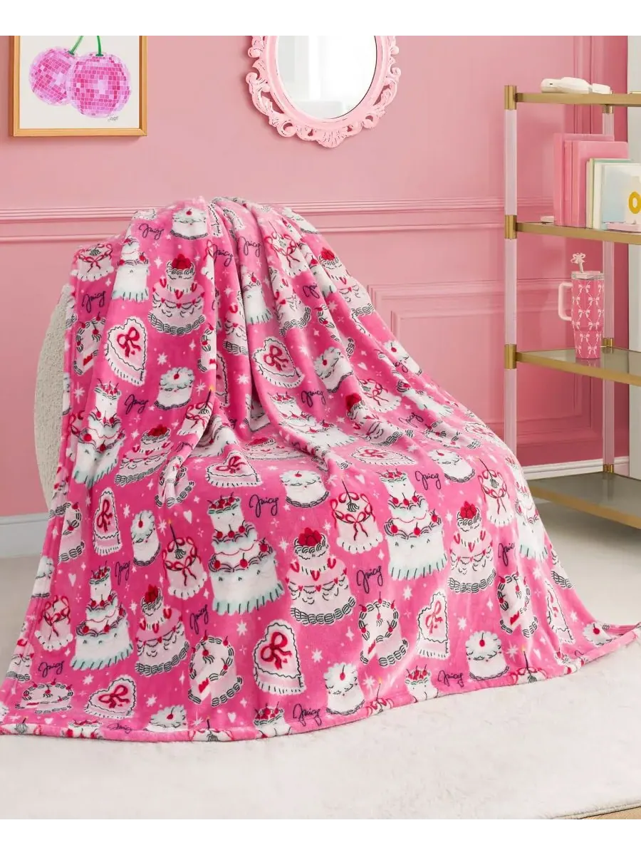 Детский плюшевый плед, 127 x 178 см Juicy Couture