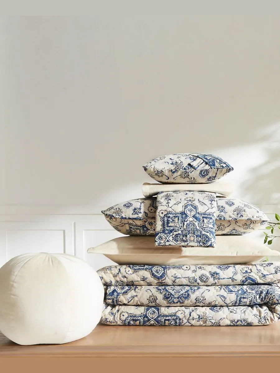 Комплект постельного белья persia из 7 предметов, размер full/queen Southshore Fine Linens — изображение 2 из 4, синий