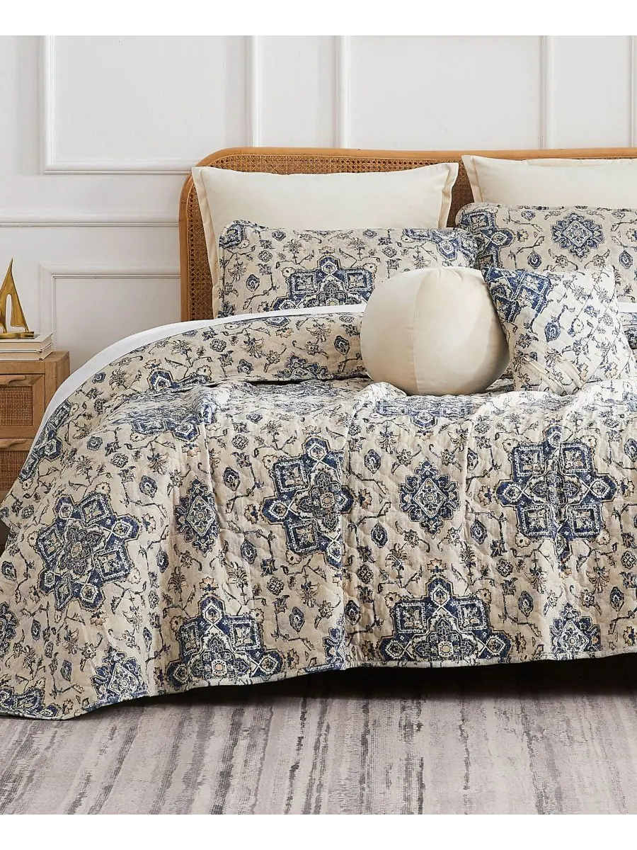 Комплект постельного белья persia из 7 предметов, размер full/queen Southshore Fine Linens — изображение 3 из 4, синий