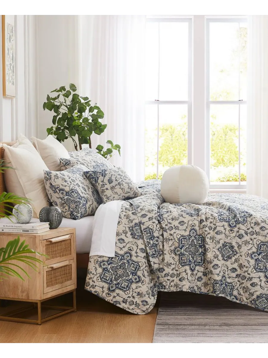 Комплект постельного белья persia из 7 предметов, размер full/queen Southshore Fine Linens — изображение 4 из 4, синий
