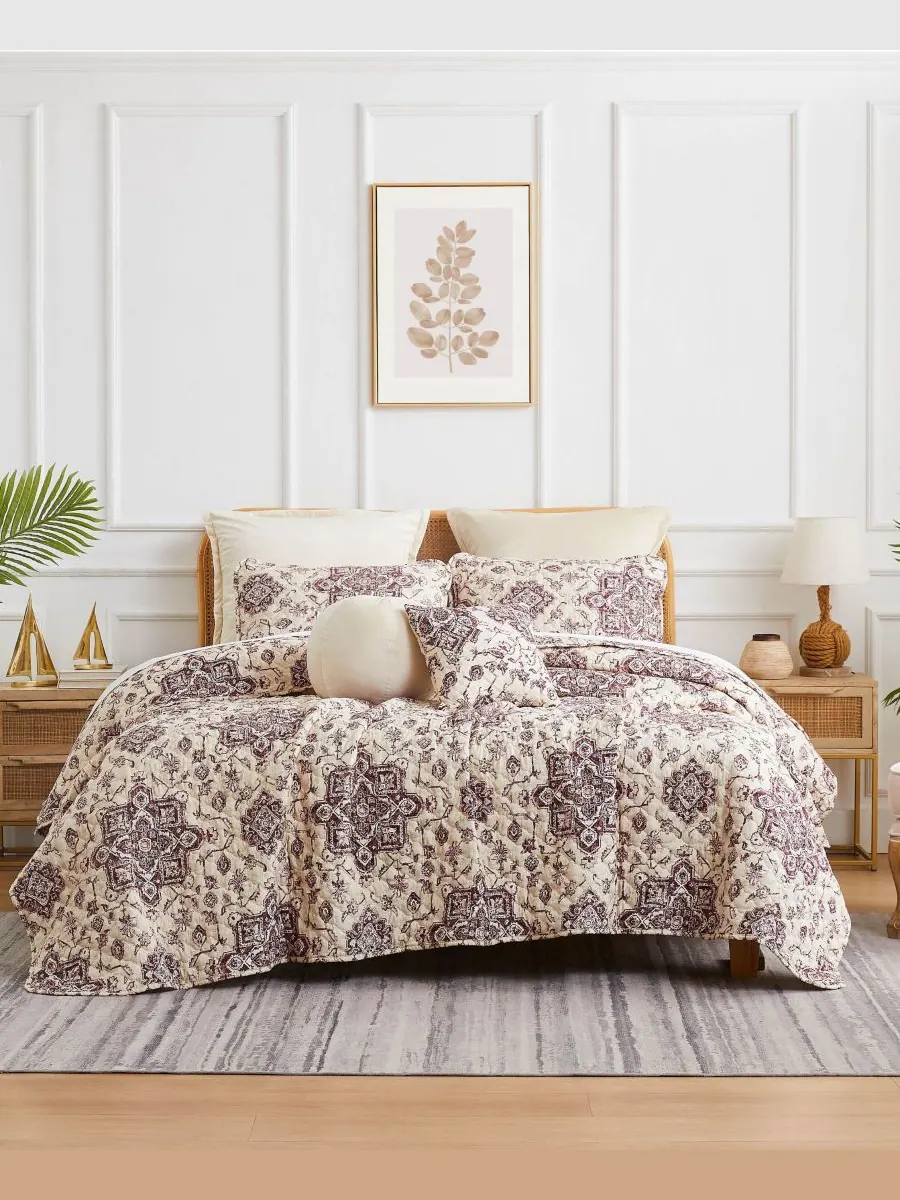 Комплект постельного белья Persia из 7 предметов, размер Full/Queen Southshore Fine Linens — изображение 1 из 4, фиолетовый