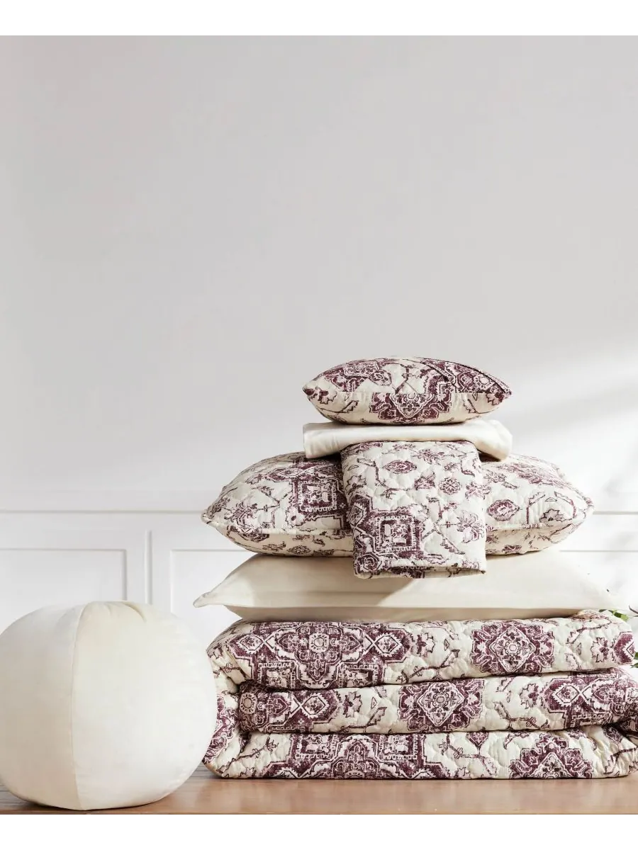Комплект постельного белья Persia из 7 предметов, размер Full/Queen Southshore Fine Linens — изображение 2 из 4, фиолетовый