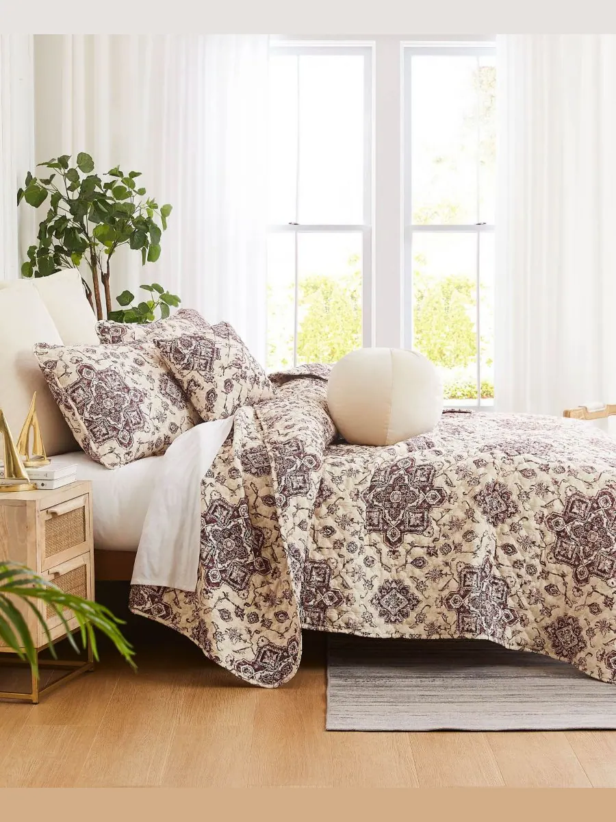 Комплект постельного белья Persia из 7 предметов, размер Full/Queen Southshore Fine Linens — изображение 4 из 4, фиолетовый