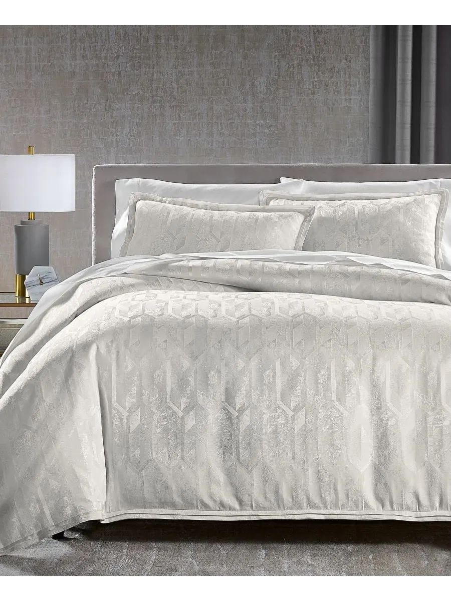 Комплект пододеяльника Tessera Solid 3-Pc., King Hotel Collection — изображение 3 из 6, белый