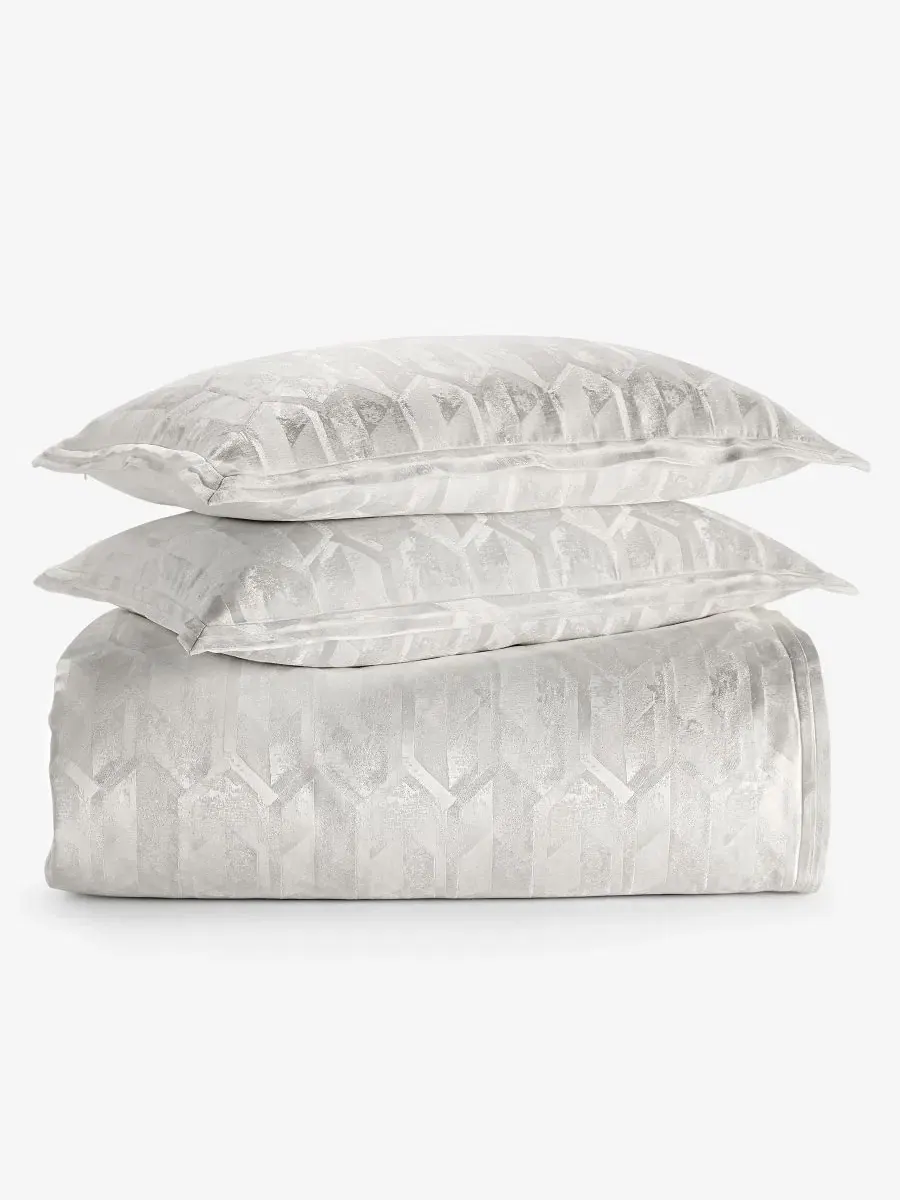 Комплект пододеяльника Tessera Solid 3-Pc., King Hotel Collection — изображение 6 из 6, белый