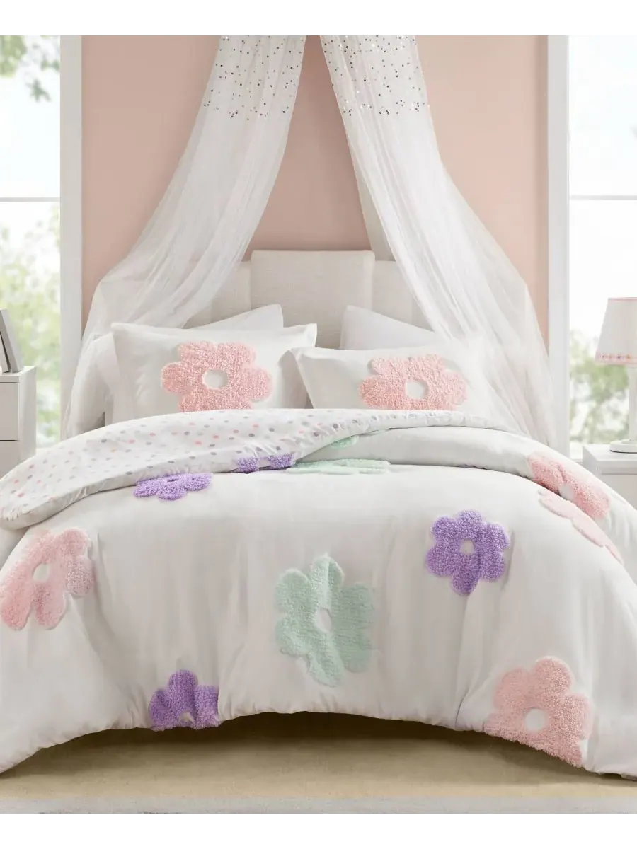 Комплект постельного белья Intelligent Design Gracie Floral, 3 предмета, двусторонний, размер — изображение 3 из 10