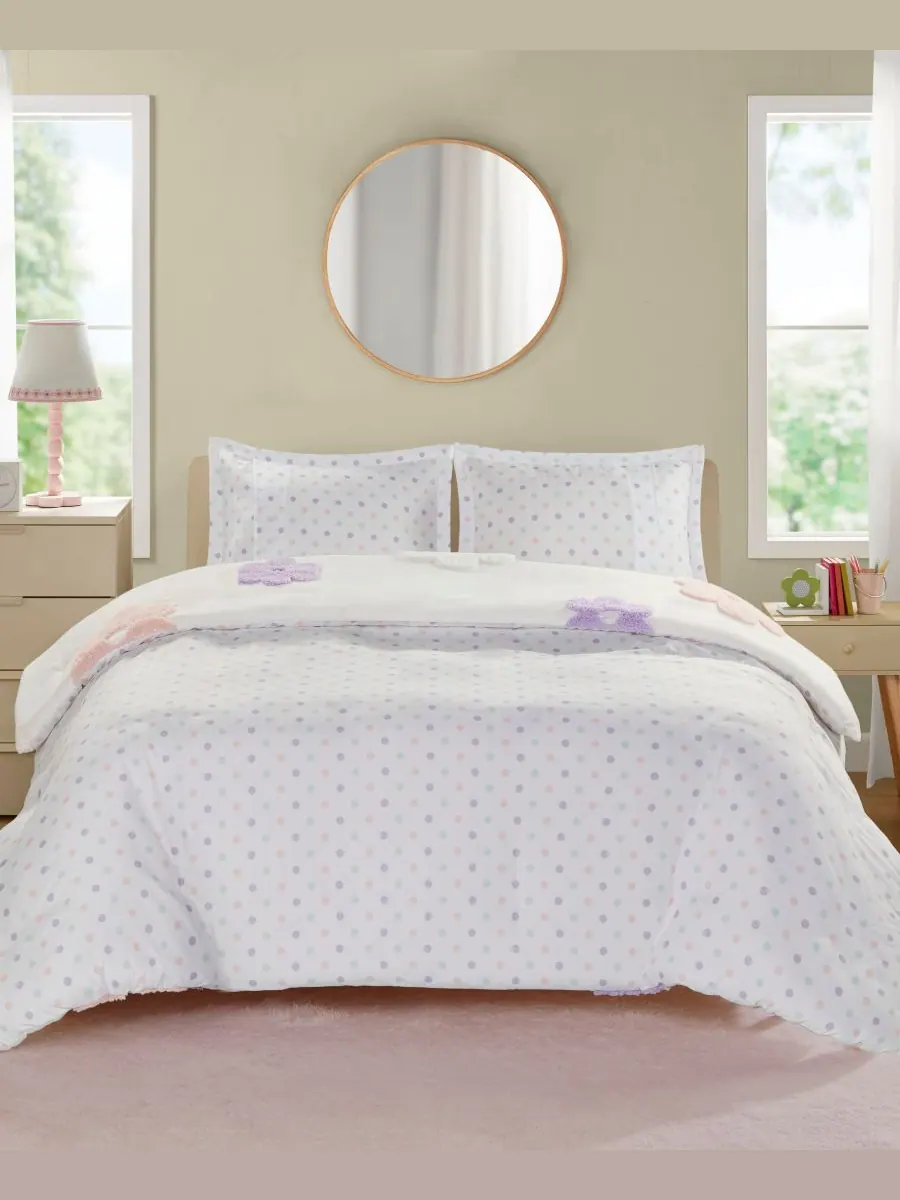 Комплект постельного белья Intelligent Design Gracie Floral, 3 предмета, двусторонний, размер — изображение 2 из 7