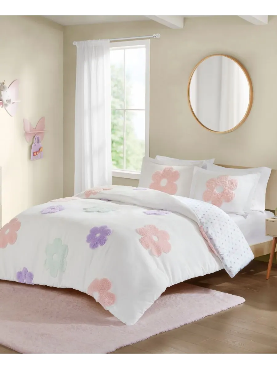 Комплект постельного белья Intelligent Design Gracie Floral, 3 предмета, двусторонний, размер — изображение 5 из 7