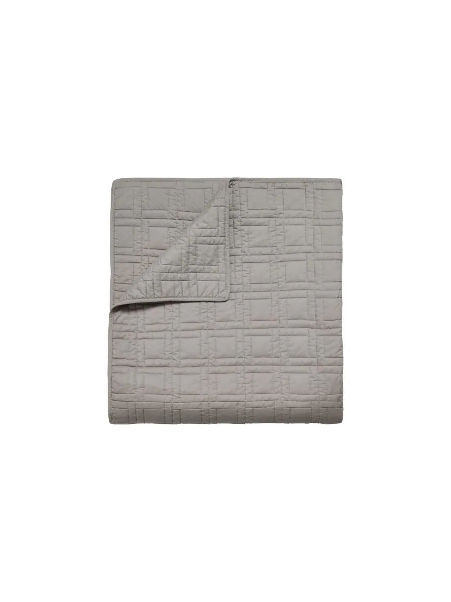 Комплект постельного белья из хлопка с логотипом, 3 предмета, размер King Lacoste Home — изображение 6 из 8, серый