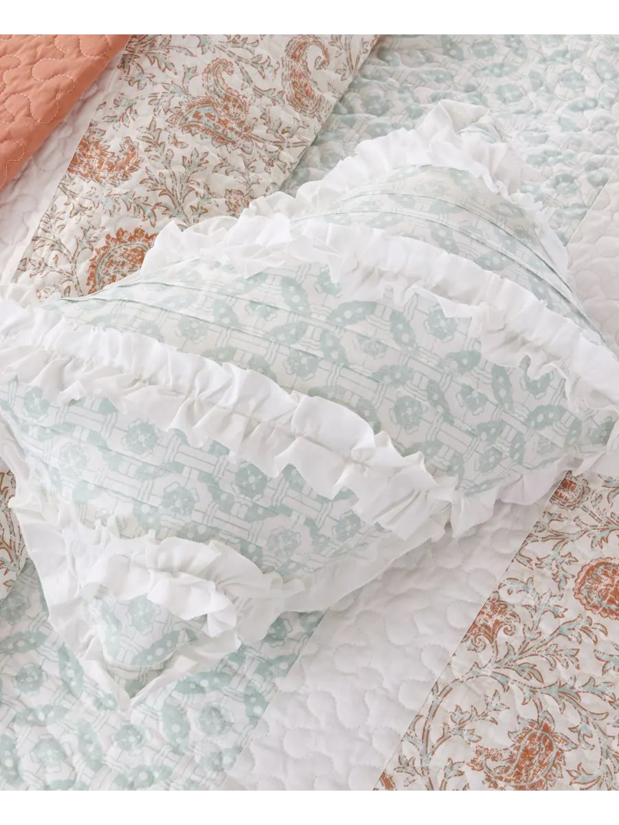 Комплект постельного белья dawn soft cotton percale, 6 предметов, размер full/queen. Madison Park — изображение 3 из 5