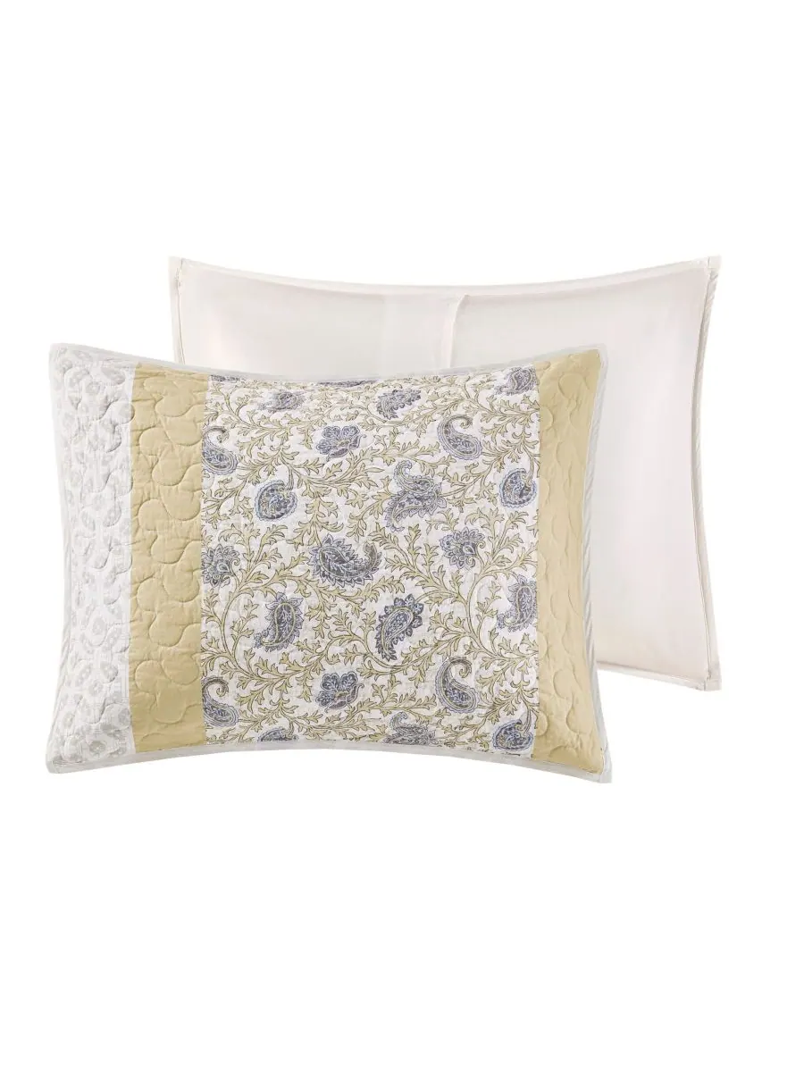 Комплект постельного белья dawn soft cotton percale, 6 предметов, размер full/queen. Madison Park — изображение 5 из 9