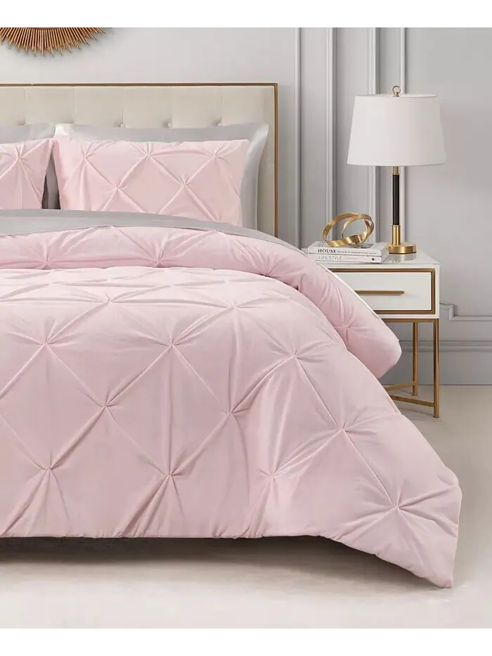 Плюшевые складки Kiss, 2 шт. Комплект одеял, Twin/Twin XL Juicy Couture — изображение 1 из 5, розовый