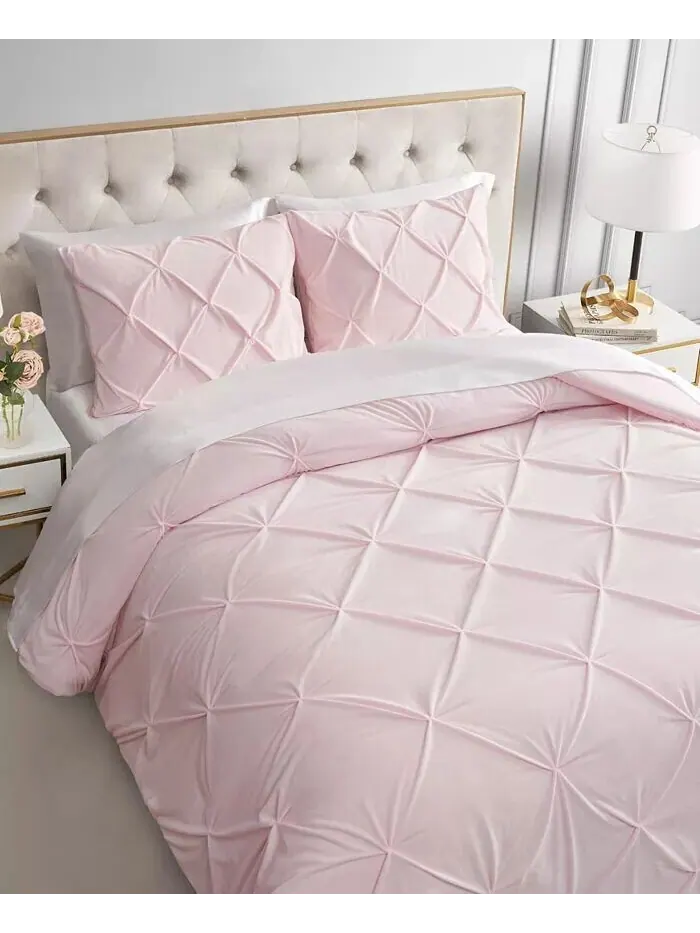 Плюшевые складки Kiss, 2 шт. Комплект одеял, Twin/Twin XL Juicy Couture — изображение 2 из 5, розовый