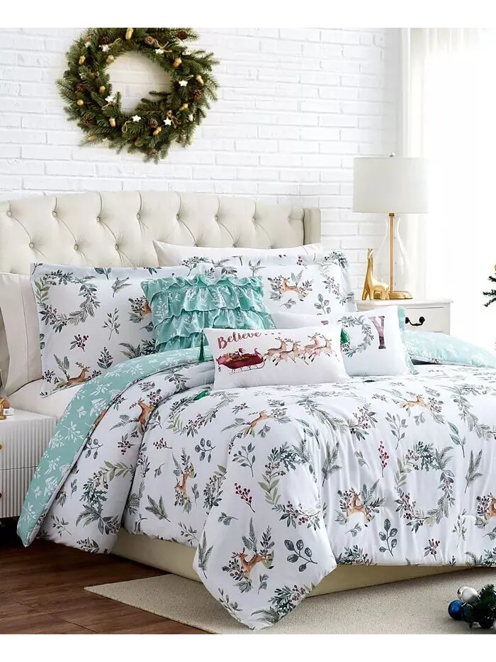 Двусторонний комплект одеял Happy Holidays из 6 предметов Southshore Fine Linens — изображение 1 из 10, мульти