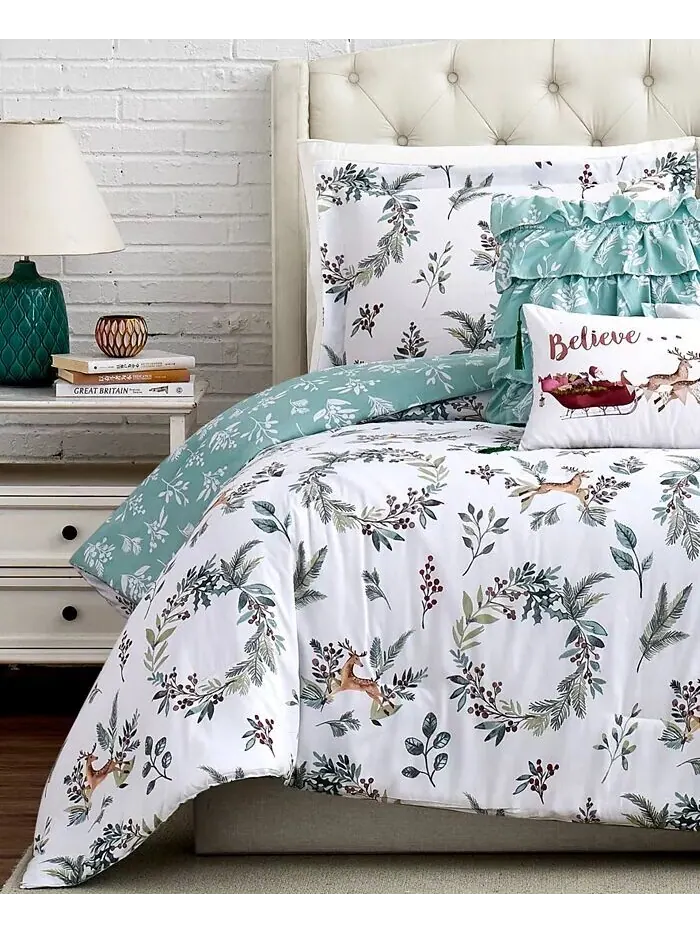 Двусторонний комплект одеял Happy Holidays из 6 предметов Southshore Fine Linens — изображение 9 из 10, мульти