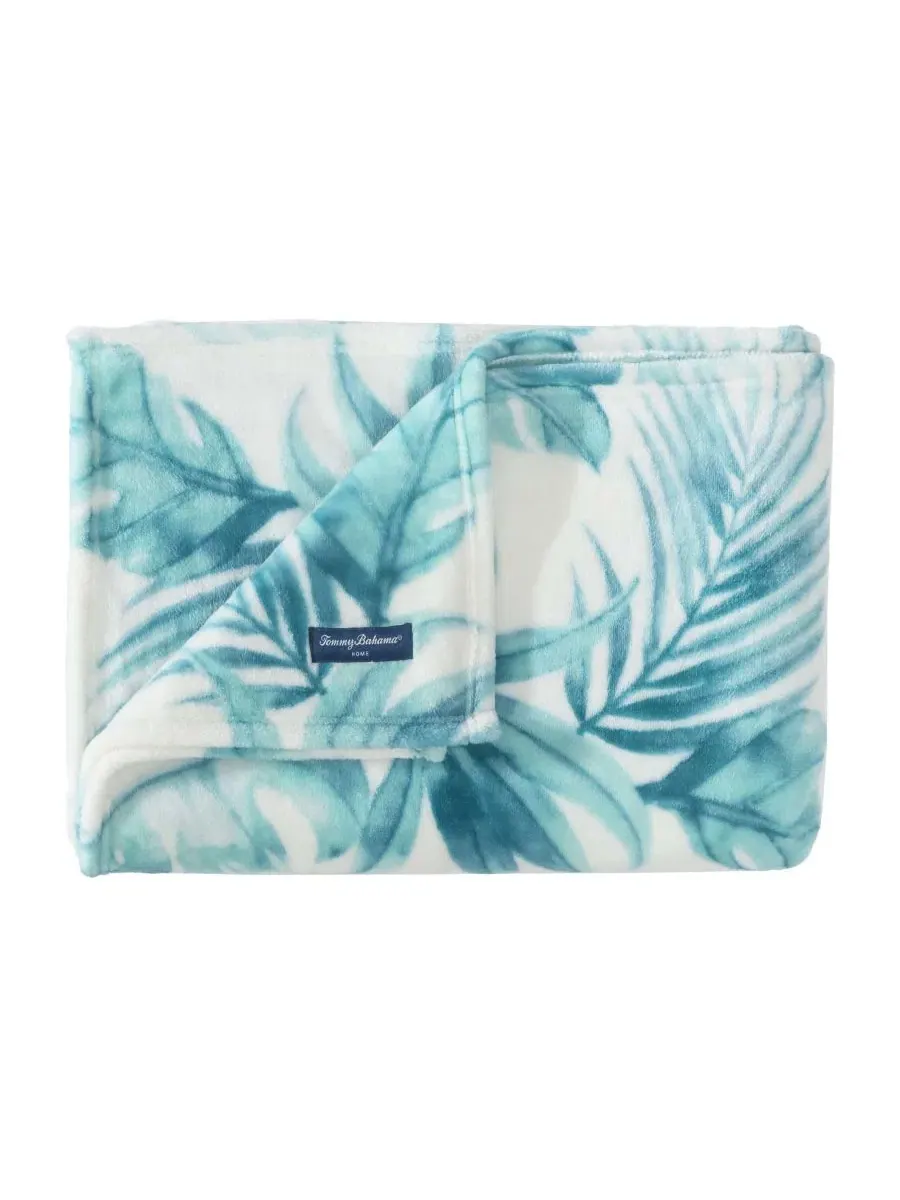 Ультрамягкий плюшевый флисовый плед, 178 x 127 см Tommy Bahama Home