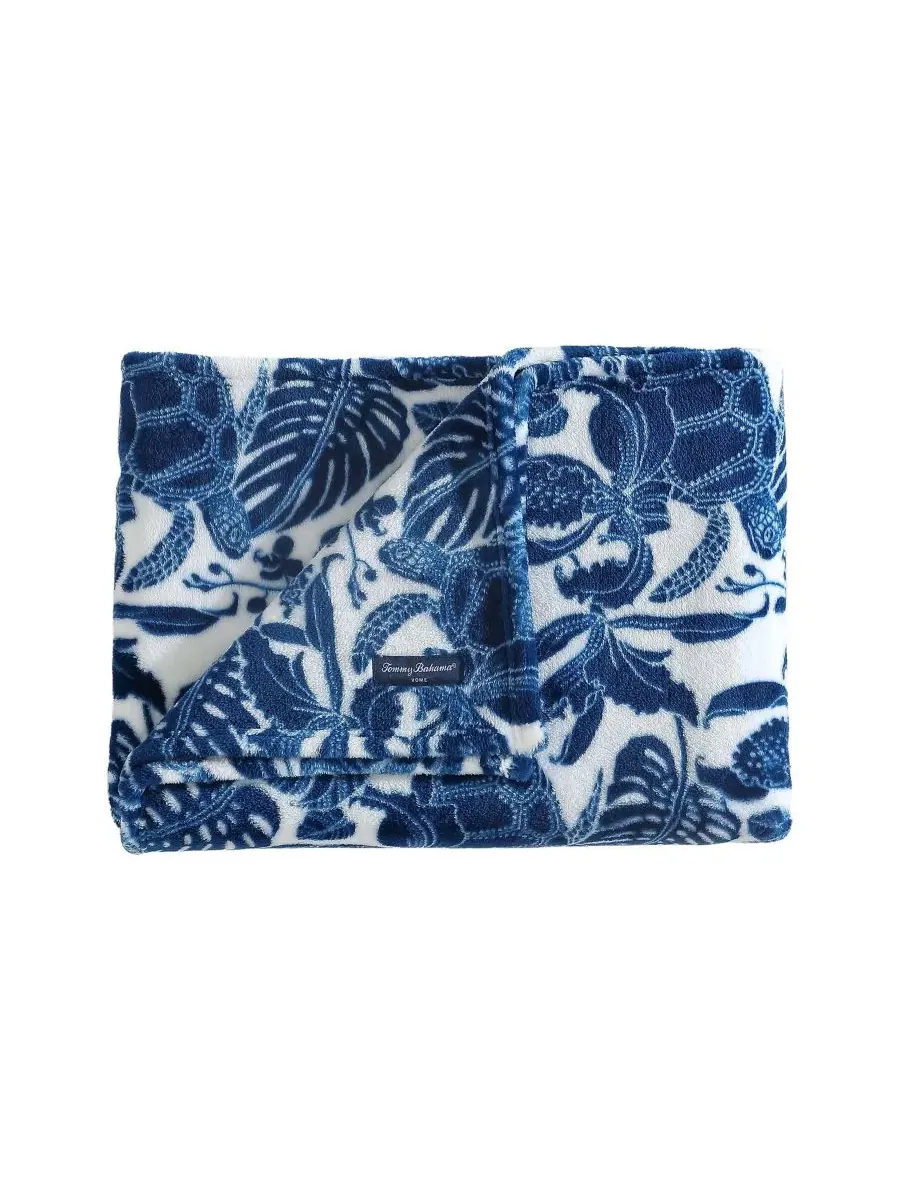 Ультрамягкий плюшевый флисовый плед, 178 x 127 см Tommy Bahama Home