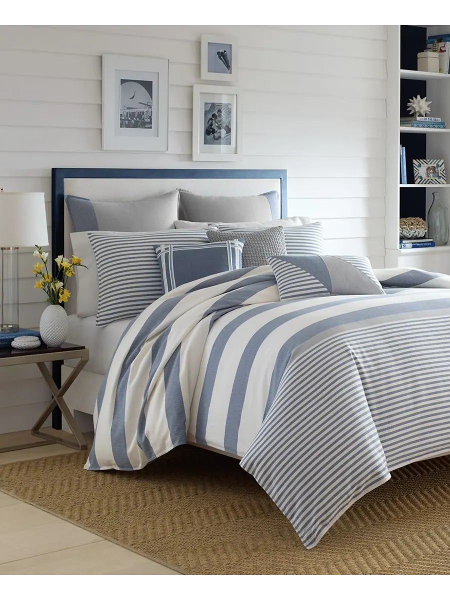 Двусторонний комплект постельного белья Fairwater из 3 предметов, размер Full/Queen Nautica — изображение 1 из 3