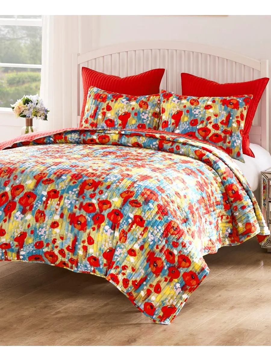 Комплект постельного белья Poppies Modern Floral, 2 предмета, размер Twin Greenland Home Fashions — изображение 5 из 6