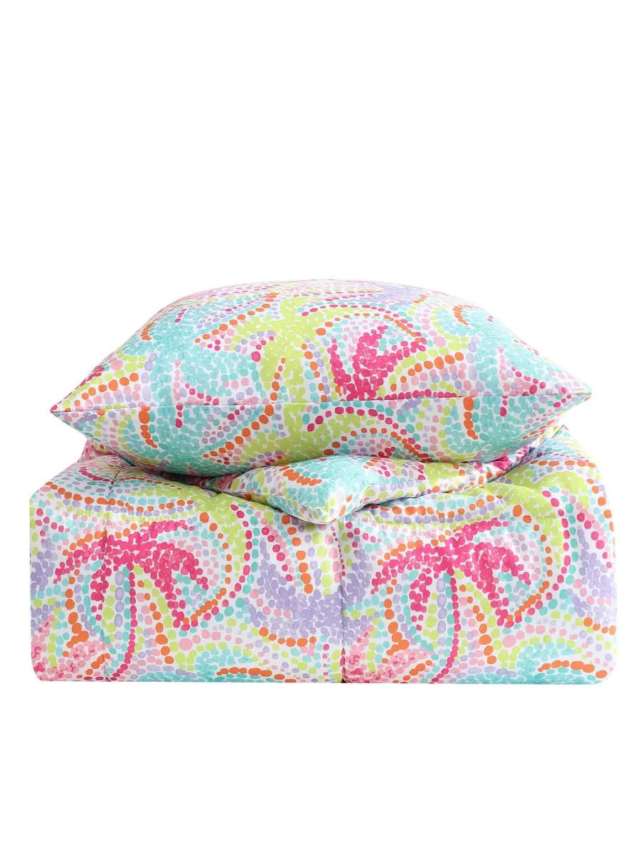 Комплект постельного белья Sutton Palm Trees из микрофибры, 4 предмета, размер Full/Queen Nautica — изображение 6 из 10