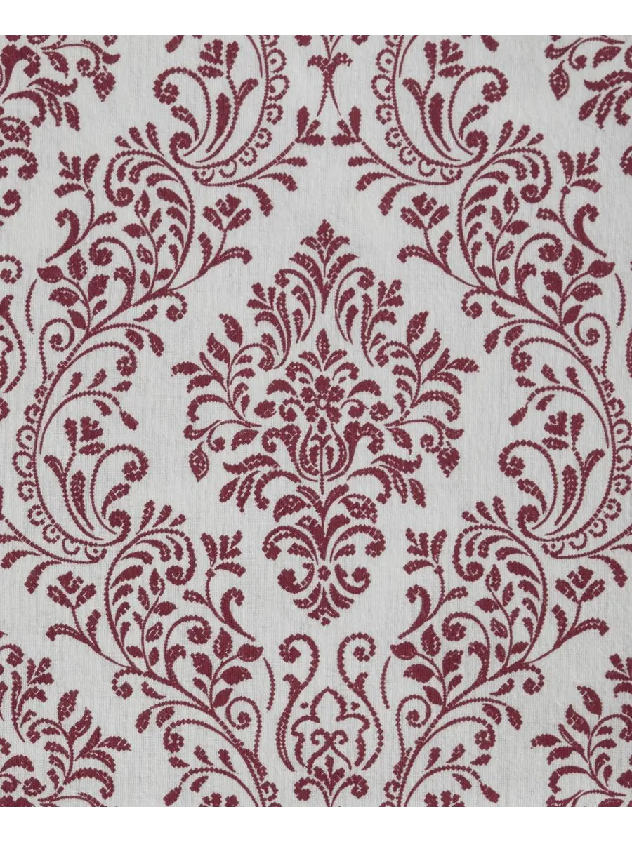 Комплект постельного белья Home Damask из 100% хлопковой фланели, 4 предмета, размер King Tahari — изображение 5 из 6, белый