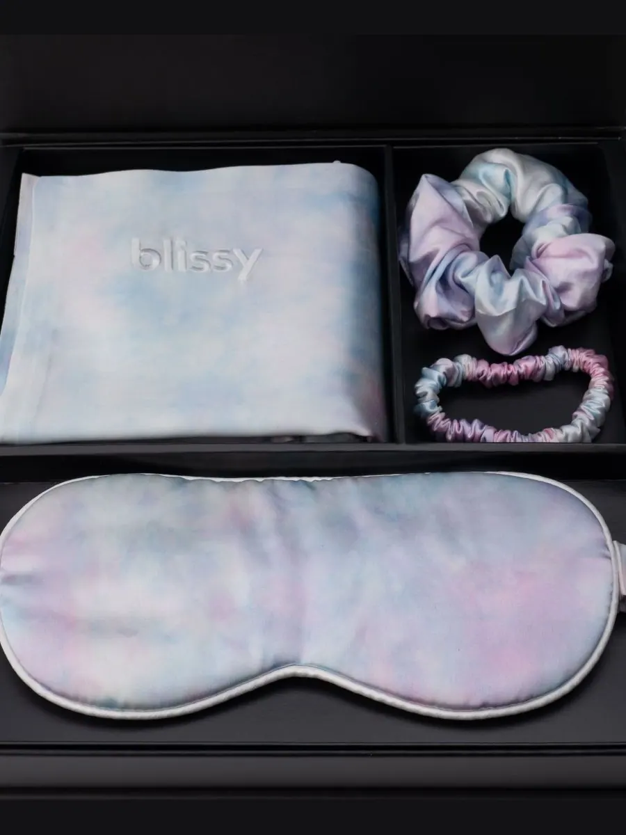Комплект постельного белья Pure Silk Dream из 4 предметов, размер King BLISSY — изображение 3 из 3, мульти