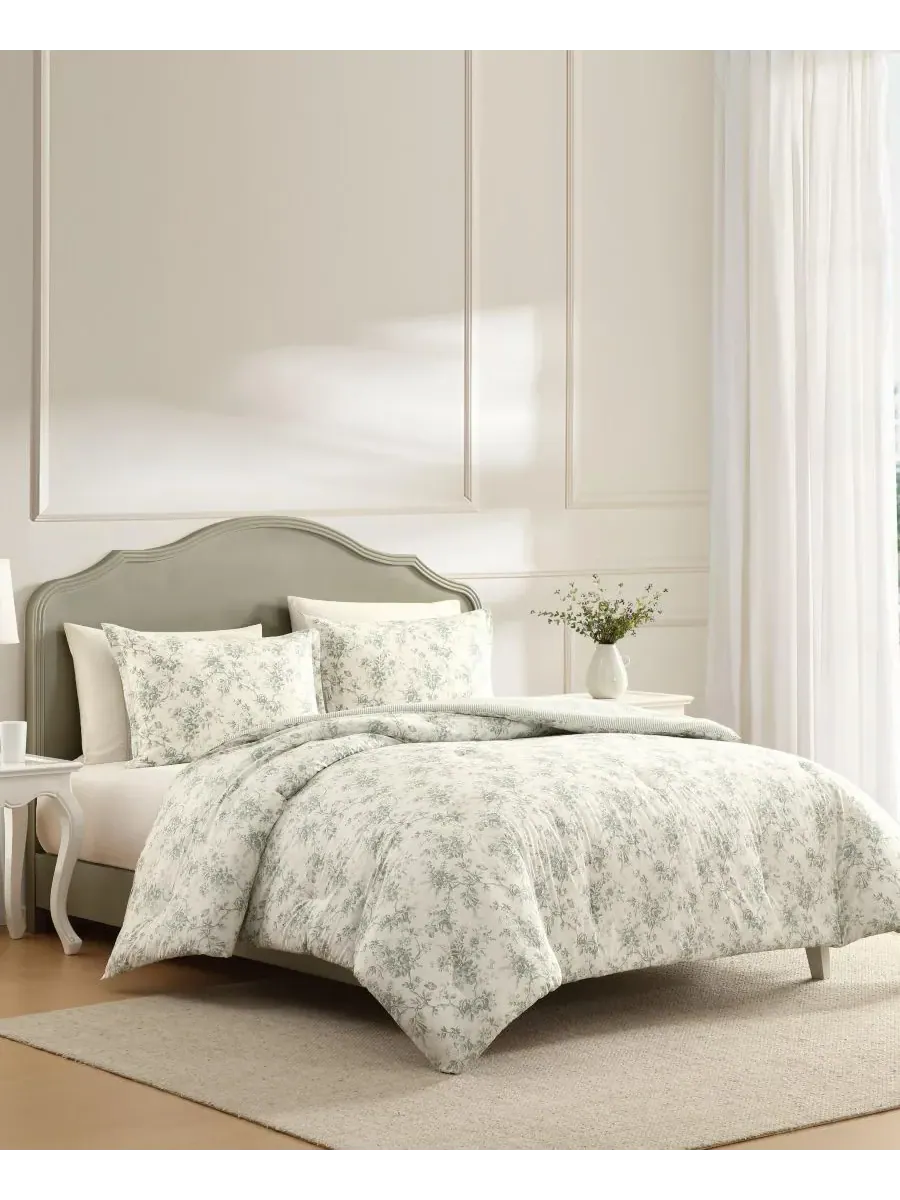 Комплекты постельного белья Walled Garden Laura Ashley, зеленый, размер Twin — изображение 2 из 7