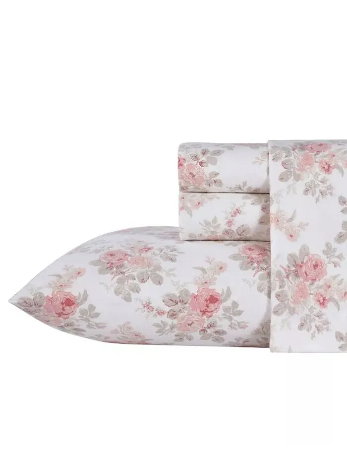 Наборы простыней из хлопковой фланели Laura Ashley