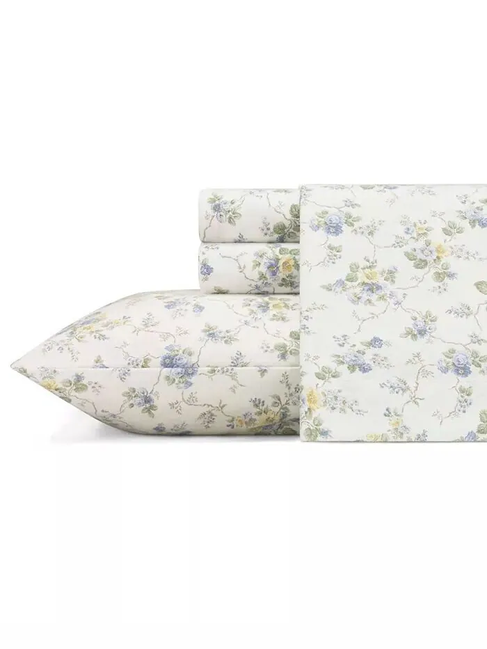 Наборы простыней из хлопковой фланели Laura Ashley