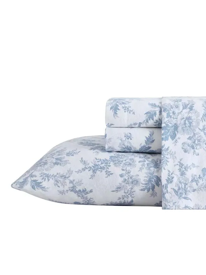 Наборы простыней из хлопковой фланели Laura Ashley
