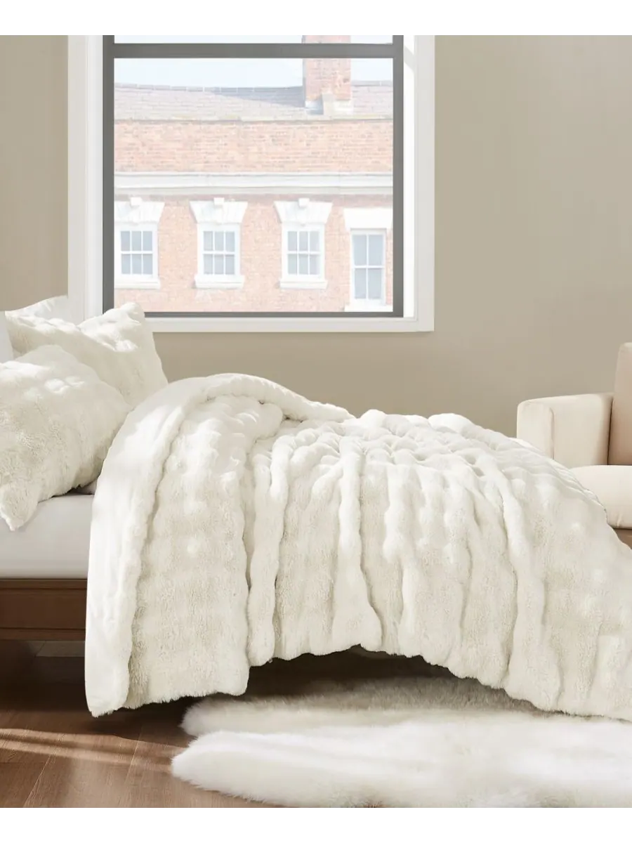 Комплект постельного белья Bubble из искусственного меха, 2 предмета, размер Twin/Twin XL Brooklyn — изображение 4 из 5