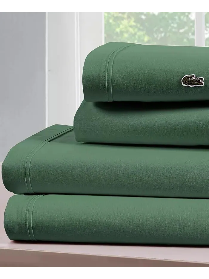 Твердый хлопковый перкаль 4 шт. Наборы простыней Lacoste Home