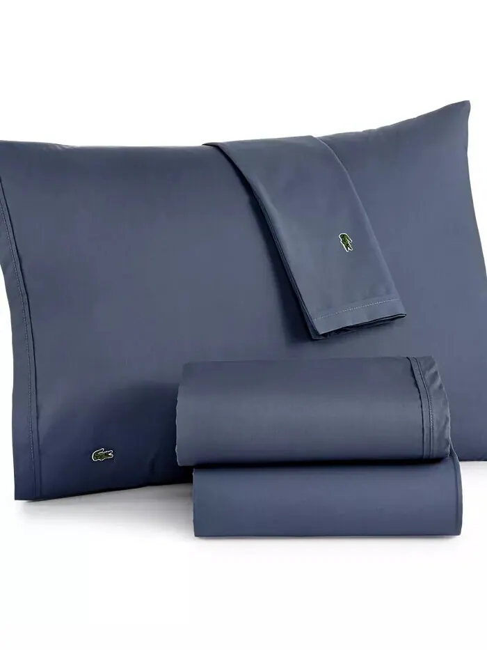 Твердый хлопковый перкаль 4 шт. Наборы простыней Lacoste Home
