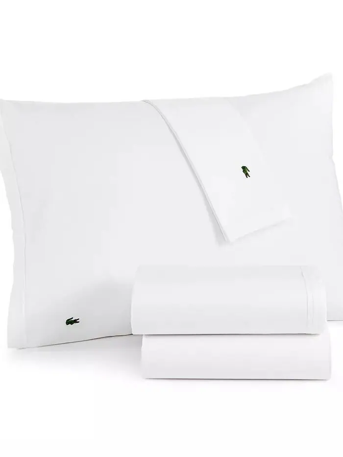 Твердый хлопковый перкаль 4 шт. Наборы простыней Lacoste Home