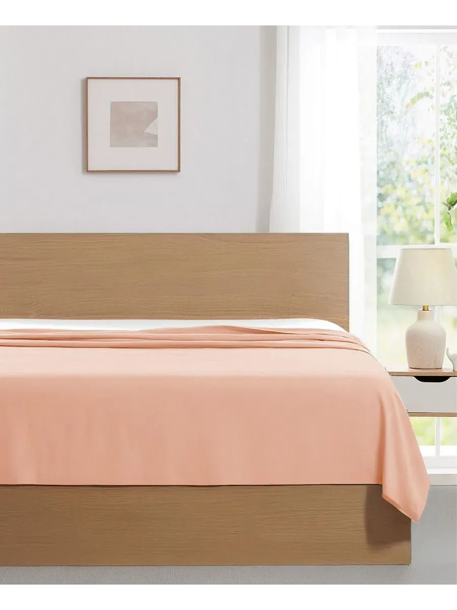 Комплект простыней Vilano Premium Ultra Soft 2-Pack Flat Sheet Set, Full Southshore Fine Linens — изображение 5 из 5